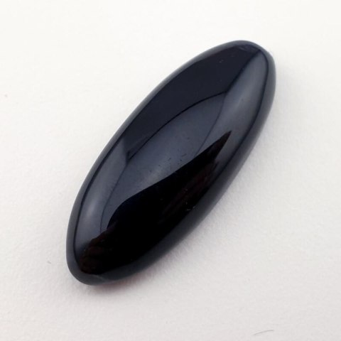 Onyx black cabochon 33x13 mm no. 213 Onyx black cabochon 33x13 mm no. 213