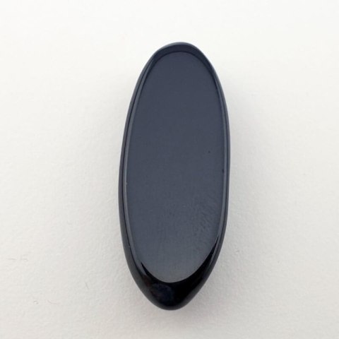 Onyx black cabochon 33x13 mm no. 213 Onyx black cabochon 33x13 mm no. 213