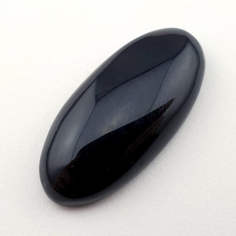 Onyx black cabochon 33x15 mm no. 157 Onyx black cabochon 33x15 mm no. 157