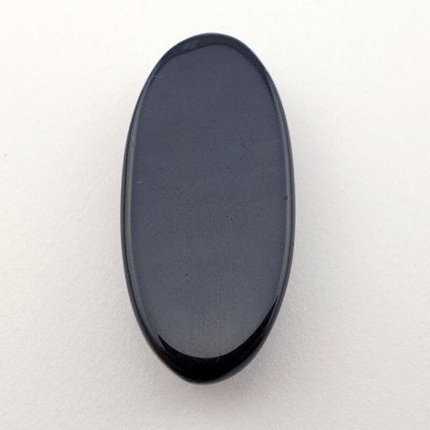 Onyx black cabochon 33x15 mm no. 157 Onyx black cabochon 33x15 mm no. 157
