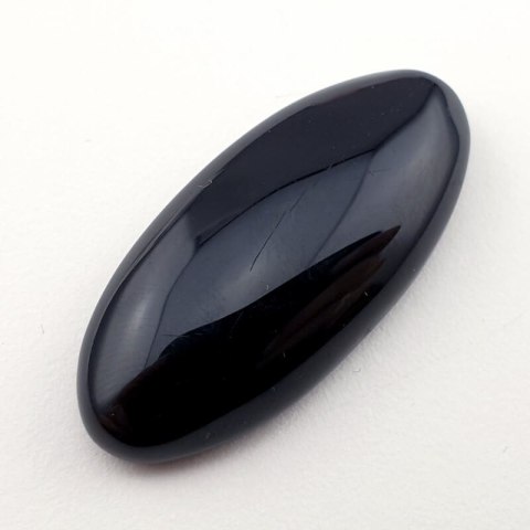 Onyx black cabochon 34x15 mm no. 176