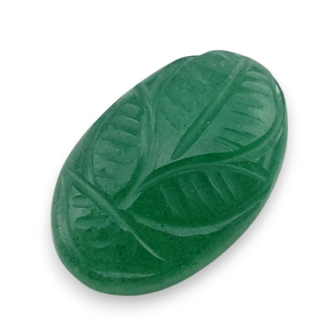 Green aventurine carved cabochon 23x15 mm no 29 Green aventurine carved cabochon 23x15 mm no 29