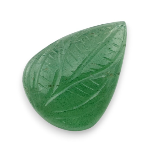 Green aventurine carved cabochon 24x17 mm no 19 Green aventurine carved cabochon 24x17 mm no 19