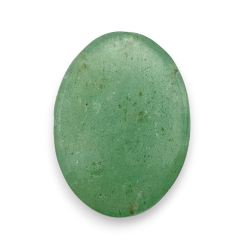 Green aventurine carved cabochon 26x19 mm no 13 Green aventurine carved cabochon 26x19 mm no 13