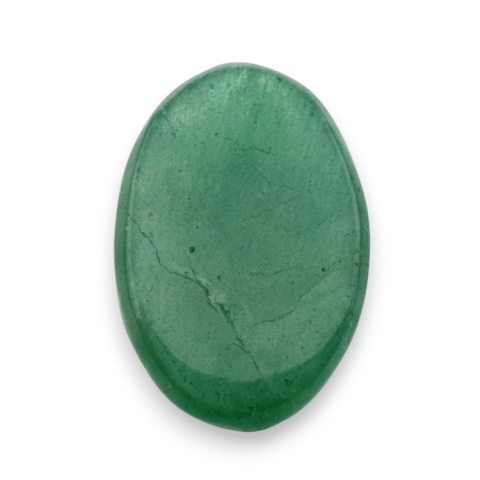 Green aventurine carved cabochon 27x18 mm no 28 Green aventurine carved cabochon 27x18 mm no 28