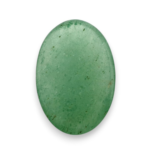 Green aventurine carved cabochon 28x19 mm no 9 Green aventurine carved cabochon 28x19 mm no 9