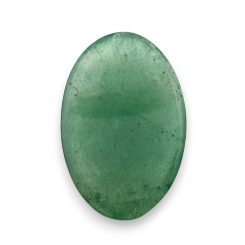 Green aventurine carved cabochon 31x20 mm no 18 Green aventurine carved cabochon 31x20 mm no 18