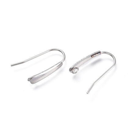Hooks with eyelet stainless steel 16 mm 2 pcs