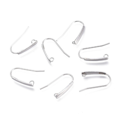 Hooks with eyelet stainless steel 16 mm 2 pcs Hooks with eyelet stainless steel 16 mm 2 pcs