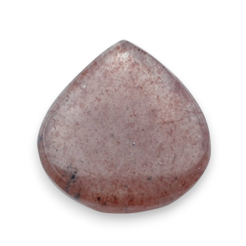 Strawberry quartz carved cabochon 18x17 mm no 83 Strawberry quartz carved cabochon 18x17 mm no 83