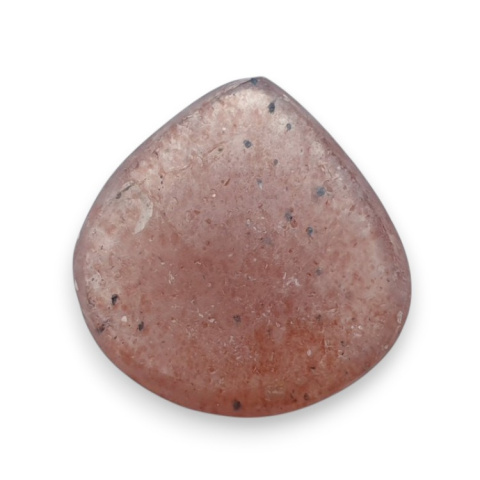 Strawberry quartz carved cabochon 19x18 mm no 13 Strawberry quartz carved cabochon 19x18 mm no 13