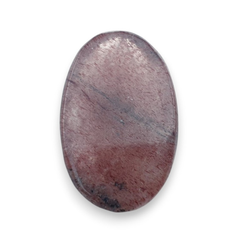 Strawberry quartz carved cabochon 22x14 mm no 19 Strawberry quartz carved cabochon 22x14 mm no 19