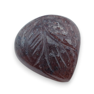 Strawberry quartz carved cabochon 22x21 mm no 25