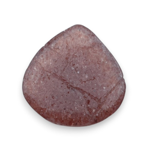 Strawberry quartz carved cabochon 22x21 mm no 38 Strawberry quartz carved cabochon 22x21 mm no 38