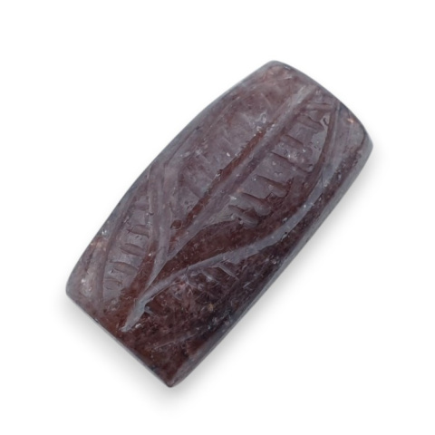 Strawberry quartz carved cabochon 24x12 mm no 35 Strawberry quartz carved cabochon 24x12 mm no 35