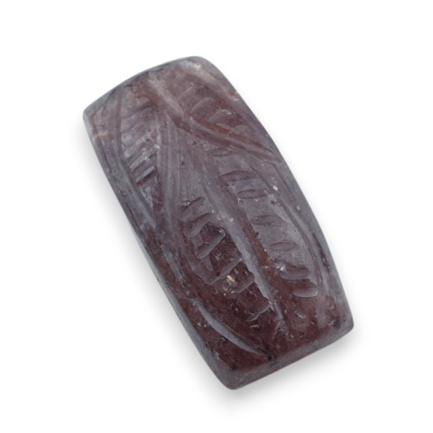 Strawberry quartz carved cabochon 24x12 mm no 35 Strawberry quartz carved cabochon 24x12 mm no 35