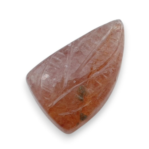 Strawberry quartz carved cabochon 24x15 mm no 41 Strawberry quartz carved cabochon 24x15 mm no 41