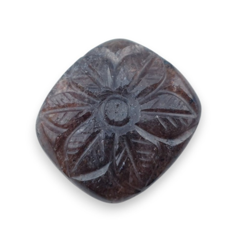Strawberry quartz carved cabochon 24x22 mm no 14 Strawberry quartz carved cabochon 24x22 mm no 14
