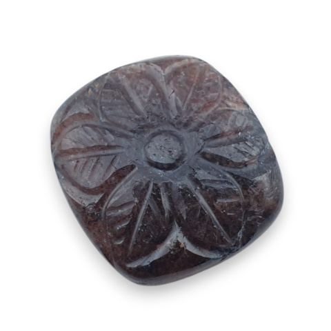 Strawberry quartz carved cabochon 24x22 mm no 14 Strawberry quartz carved cabochon 24x22 mm no 14