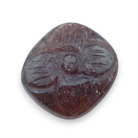 Strawberry quartz carved cabochon 24x22 mm no 15 Strawberry quartz carved cabochon 24x22 mm no 15