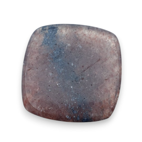 Strawberry quartz carved cabochon 24x23 mm no 1 Strawberry quartz carved cabochon 24x23 mm no 1