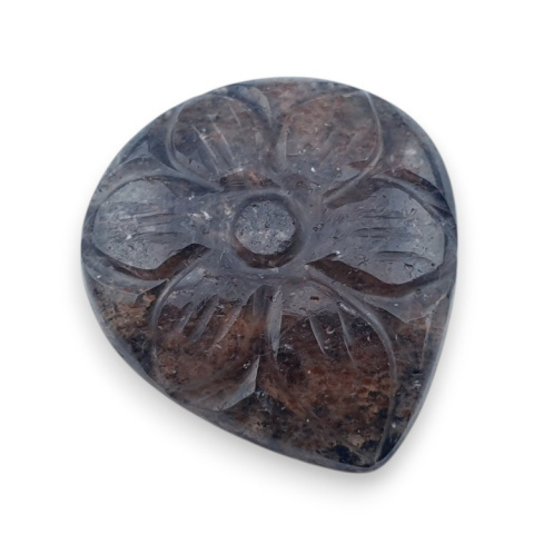 Strawberry quartz carved cabochon 25x23 mm no 36 Strawberry quartz carved cabochon 25x23 mm no 36