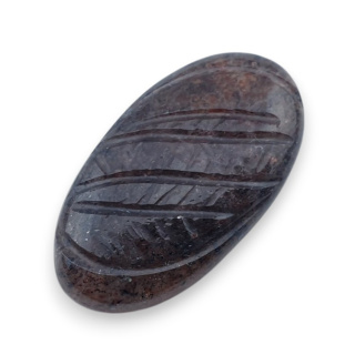 Strawberry quartz carved cabochon 26x15 mm no 42