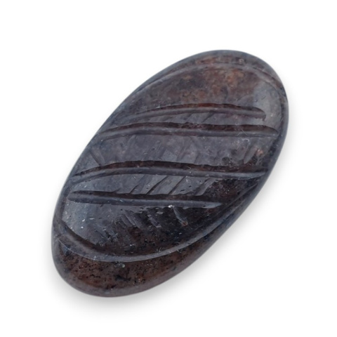 Strawberry quartz carved cabochon 26x15 mm no 42 Strawberry quartz carved cabochon 26x15 mm no 42
