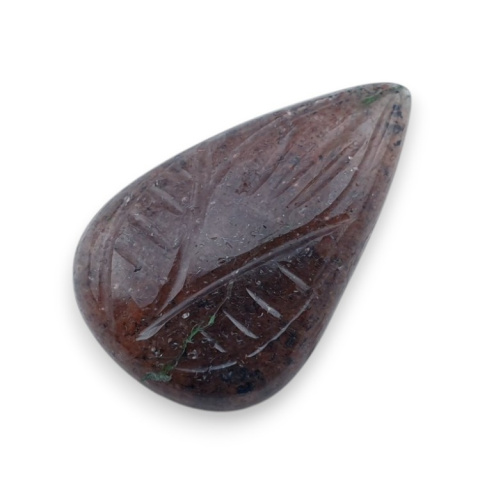 Strawberry quartz carved cabochon 26x16 mm no 20 Strawberry quartz carved cabochon 26x16 mm no 20