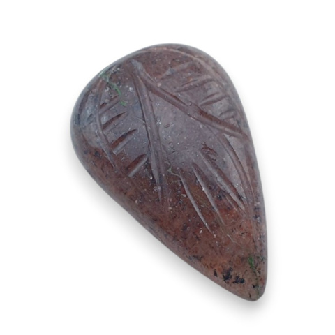 Strawberry quartz carved cabochon 26x16 mm no 20 Strawberry quartz carved cabochon 26x16 mm no 20