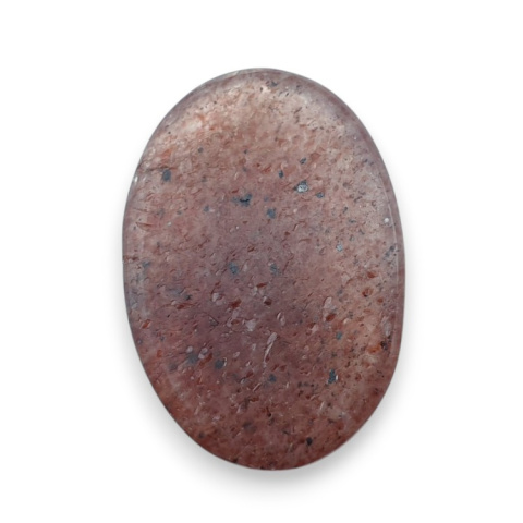 Strawberry quartz carved cabochon 27x19 mm no 61 Strawberry quartz carved cabochon 27x19 mm no 61