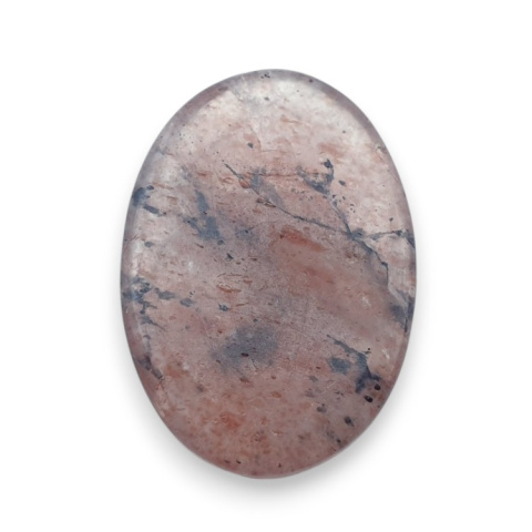 Strawberry quartz carved cabochon 27x19 mm no 7 Strawberry quartz carved cabochon 27x19 mm no 7