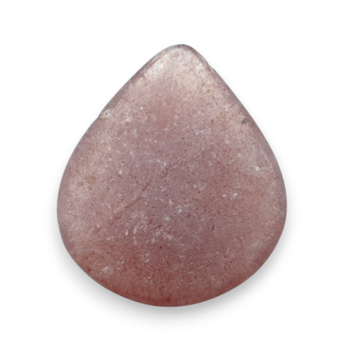 Strawberry quartz carved cabochon 27x22 mm no 21 Strawberry quartz carved cabochon 27x22 mm no 21