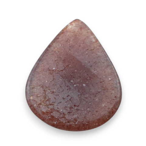 Strawberry quartz carved cabochon 27x22 mm no 55 Strawberry quartz carved cabochon 27x22 mm no 55