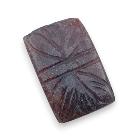 Strawberry quartz carved cabochon 28x18 mm no 23 Strawberry quartz carved cabochon 28x18 mm no 23
