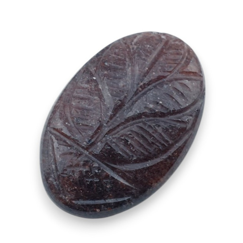 Strawberry quartz carved cabochon 28x19 mm no 68 Strawberry quartz carved cabochon 28x19 mm no 68