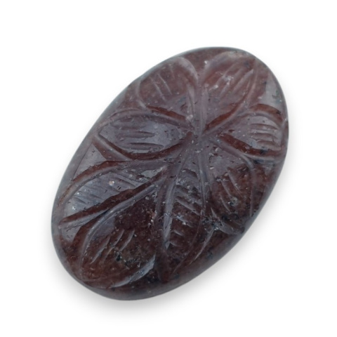 Strawberry quartz carved cabochon 30x19 mm no 53 Strawberry quartz carved cabochon 30x19 mm no 53