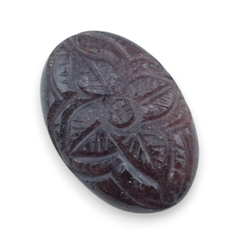 Strawberry quartz carved cabochon 30x20 mm no 73 Strawberry quartz carved cabochon 30x20 mm no 73