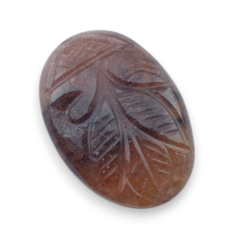 Strawberry quartz carved cabochon 30x21 mm no 45 Strawberry quartz carved cabochon 30x21 mm no 45