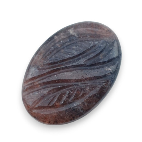 Strawberry quartz carved cabochon 30x21 mm no 57 Strawberry quartz carved cabochon 30x21 mm no 57