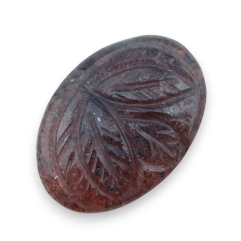 Strawberry quartz carved cabochon 30x21 mm no 60 Strawberry quartz carved cabochon 30x21 mm no 60