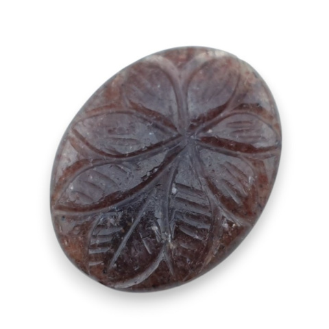 Strawberry quartz carved cabochon 30x24 mm no 47 Strawberry quartz carved cabochon 30x24 mm no 47