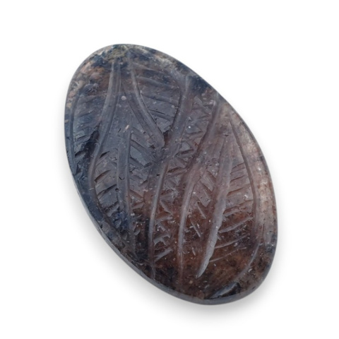 Strawberry quartz carved cabochon 31x19 mm no 64 Strawberry quartz carved cabochon 31x19 mm no 64