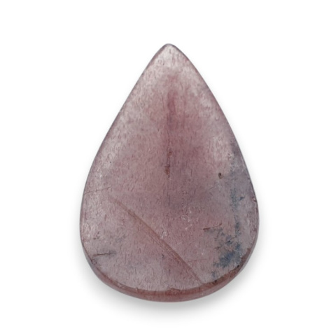 Strawberry quartz carved cabochon 31x20 mm no 62 Strawberry quartz carved cabochon 31x20 mm no 62