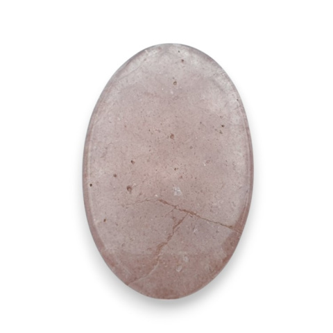 Strawberry quartz carved cabochon 33x21 mm no 59 Strawberry quartz carved cabochon 33x21 mm no 59