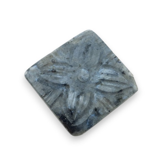 Larvikite carved cabochon 25x25 mm no 1
