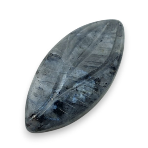 Larvikite carved cabochon 28x14 mm no 9 Larvikite carved cabochon 28x14 mm no 9