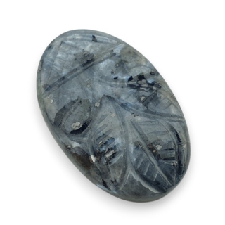 Larvikite carved cabochon 30x19 mm no 6
