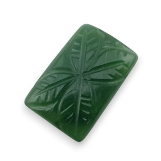 Nephrite carved cabochon 20x13 mm no 12