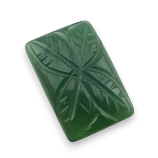 Nephrite carved cabochon 20x13 mm no 12